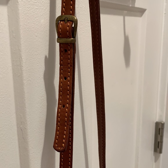 Small Leather Crossbody 100% Genuine Leather made in Italy🤎 - Picture 3 of 7